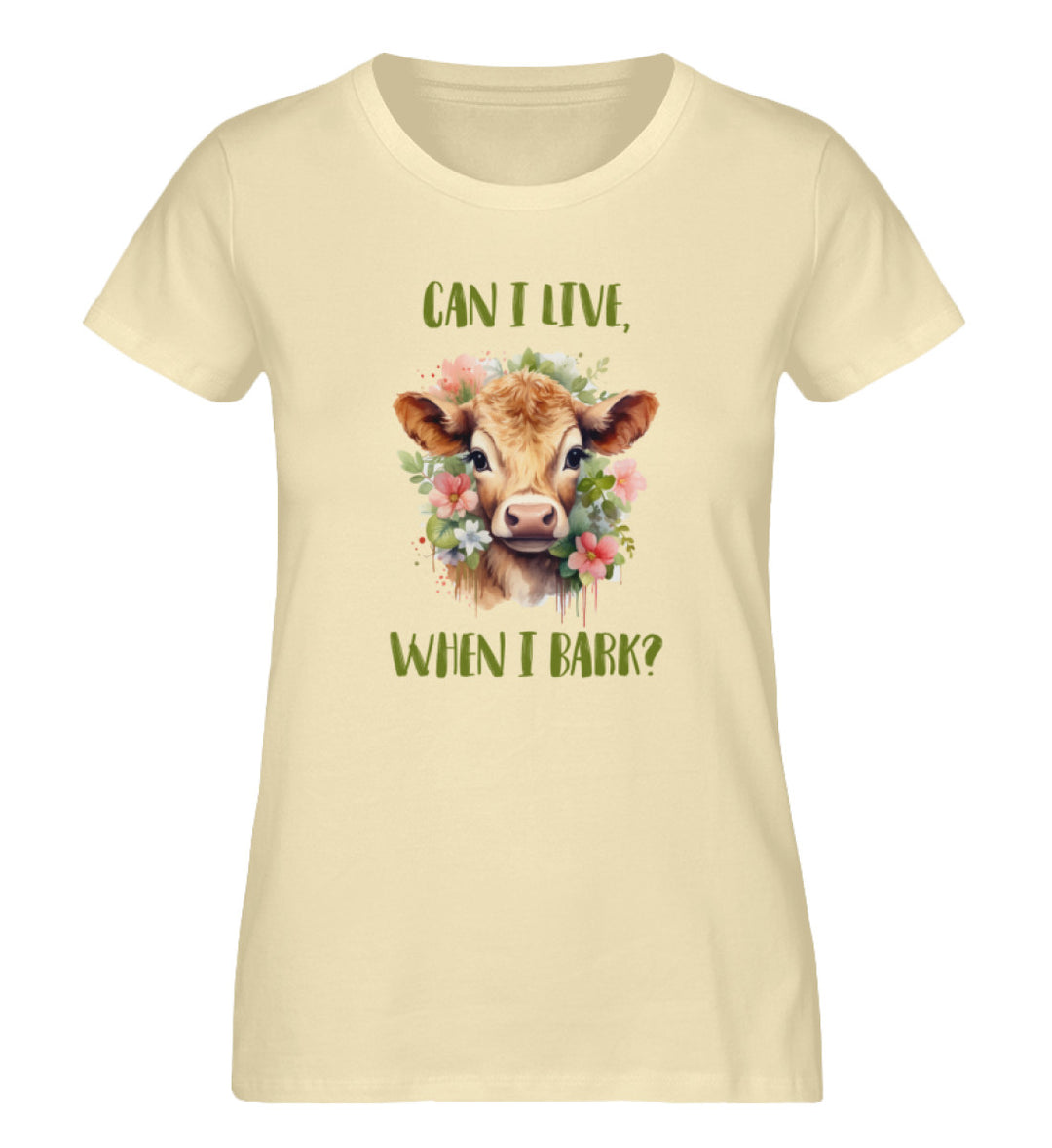 Live T-Shirt Organic Premium Slim Fit Ladies